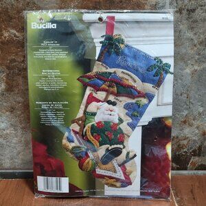 Plaid Bucilla Coolin It Felt Stocking Kit 18" 2008 86105